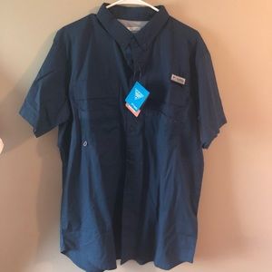 Columbia PFG button up short sleeve shirt
